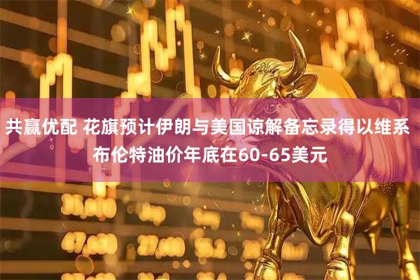 共赢优配 花旗预计伊朗与美国谅解备忘录得以维系 布伦特油价年底在60-65美元